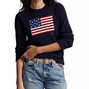 Polo Ralph Lauren American Flag crewneck sweater